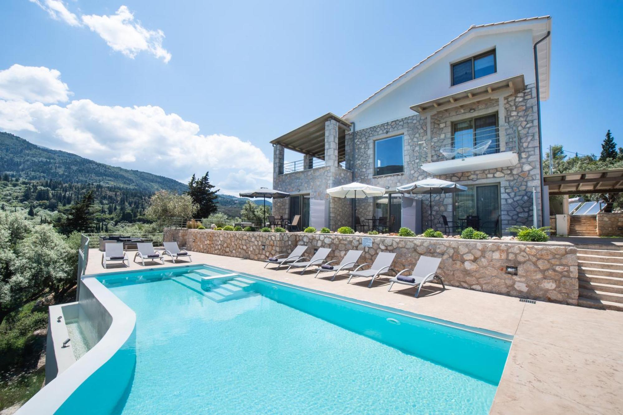 Mylos Mountain Villas- Villa Giorgio Áyios Nikítas Екстериор снимка